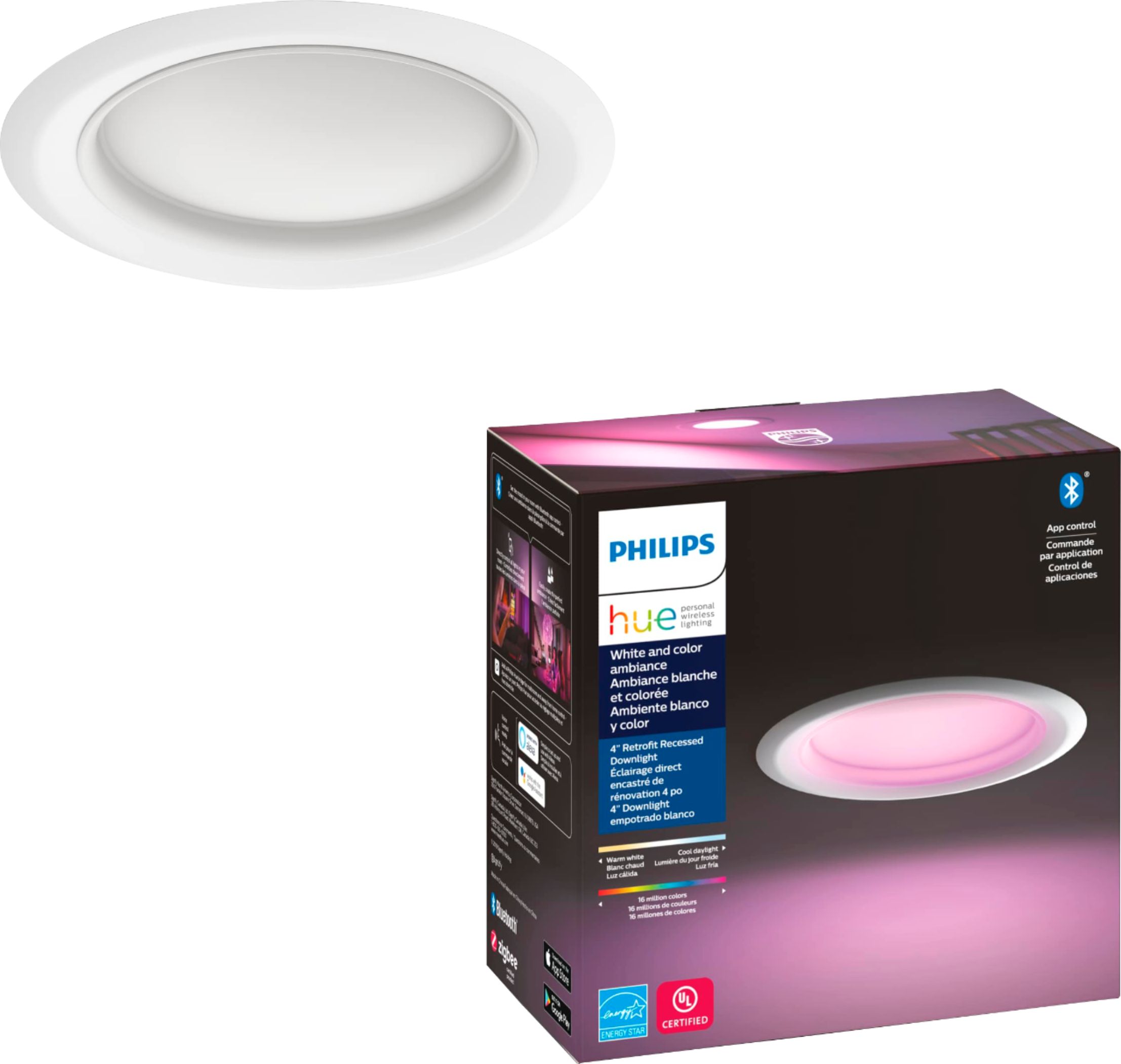 Philips - Lampadina LED dimmerabile Philips Hue WHITE AMBIANCE P45 E14/5,5W/230V  2700K