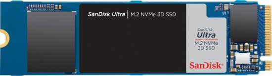 Front Zoom. SanDisk - Ultra 1TB PCIe Gen 3 x4 NVMe Internal Solid State Drive.