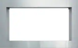 Sharp - 27-In. Flush Mount Built-In Trim Kit for Microwave Oven - Silver - Front_Zoom