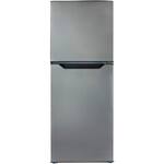 Danby - 7 Cu. Ft. Top-Freezer Refrigerator - Black/Stainless Steel Look - Front_Standard