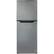 Front. Danby - 7 Cu. Ft. Top-Freezer Refrigerator - Black/Stainless Steel Look.