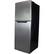 Alt View 11. Danby - 7 Cu. Ft. Top-Freezer Refrigerator - Black/Stainless Steel Look.
