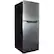 Left. Danby - 7 Cu. Ft. Top-Freezer Refrigerator - Black/Stainless Steel Look.