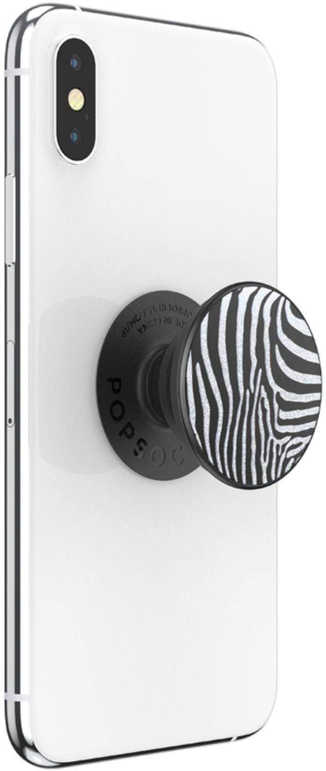Alt View 14. PopSockets - PopGrip Luxe Cell Phone Grip and Stand - White/Black.