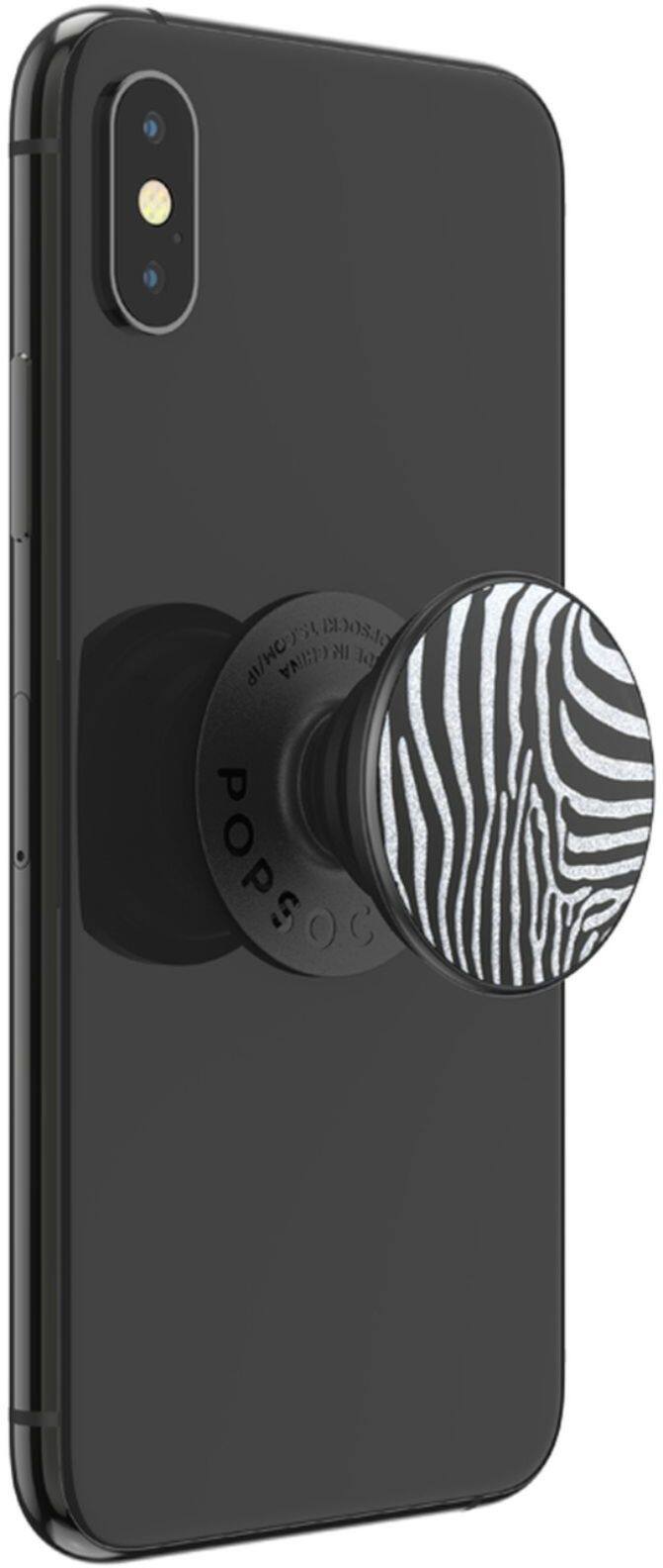 Alt View 16. PopSockets - PopGrip Luxe Cell Phone Grip and Stand - White/Black.