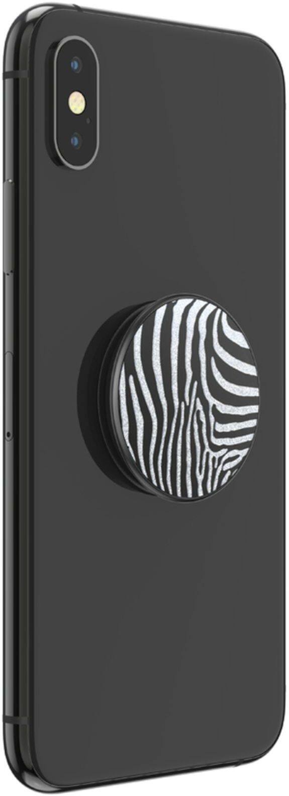 Alt View 17. PopSockets - PopGrip Luxe Cell Phone Grip and Stand - White/Black.