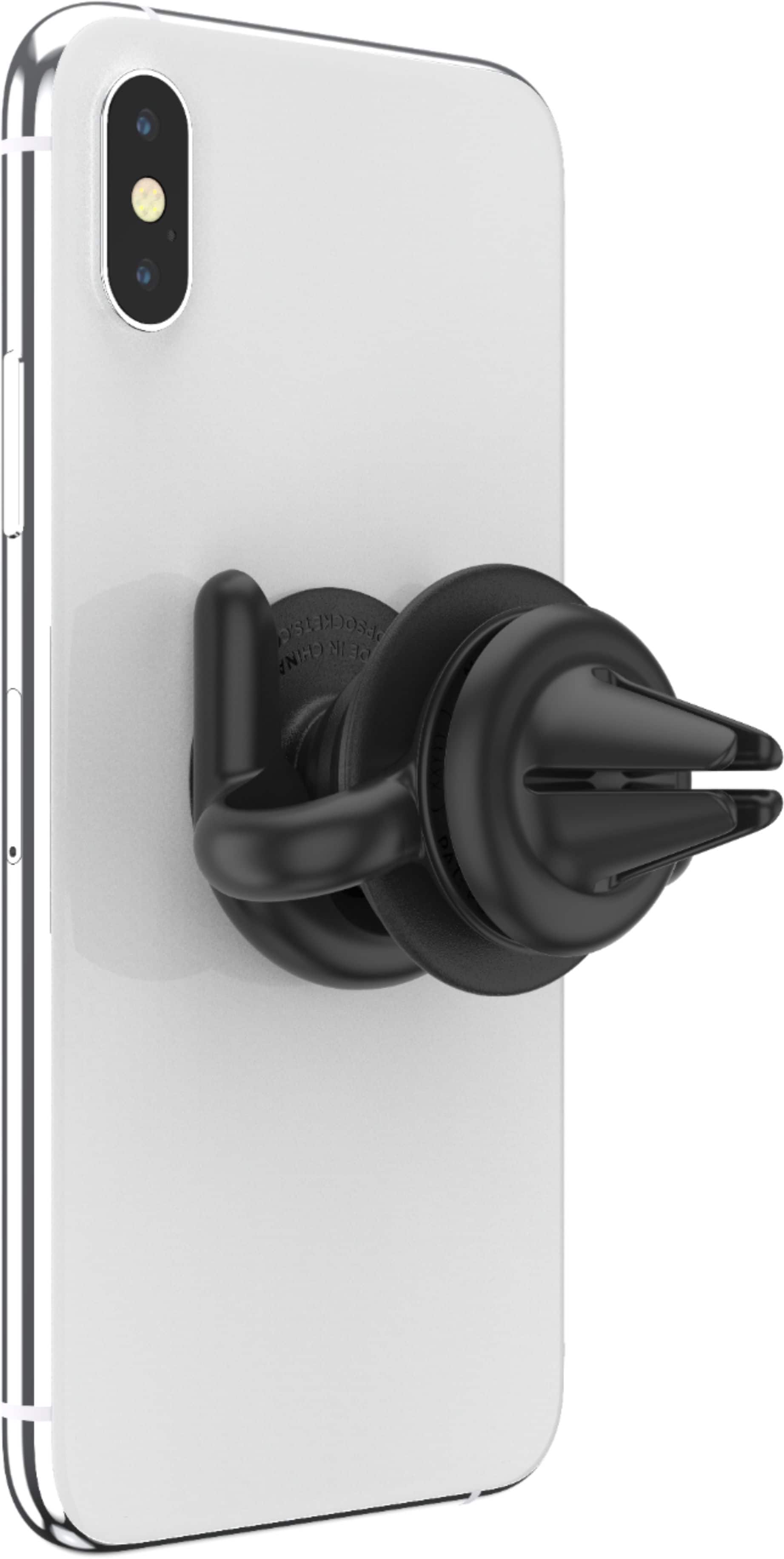 Alt View 13. PopSockets - PopMount 2 Car Vent Mount - Black.