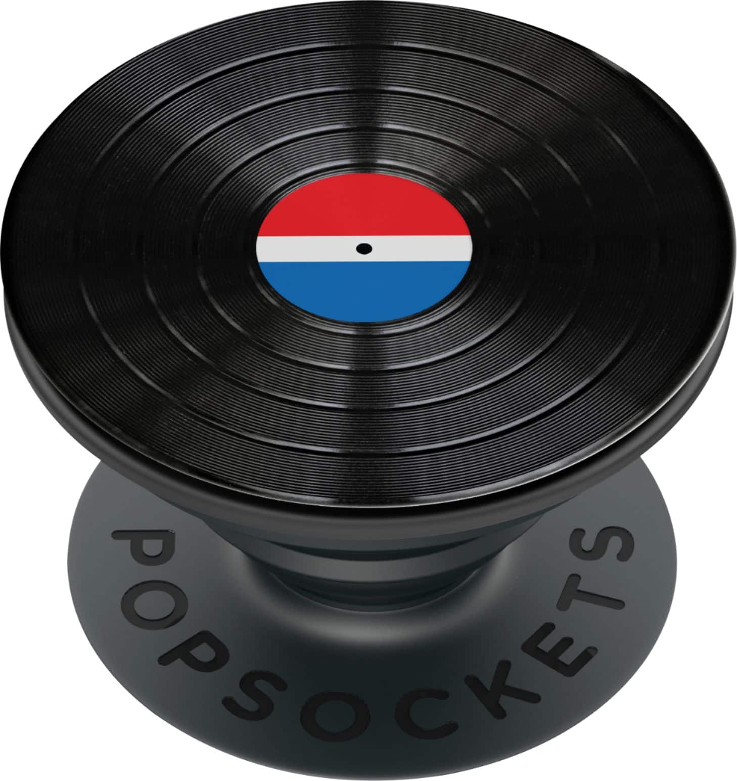 PopSockets - Adhesive PopGrip Universal Grip & Stand for Cell Phones - Red/Blue/Black - Angle_Zoom