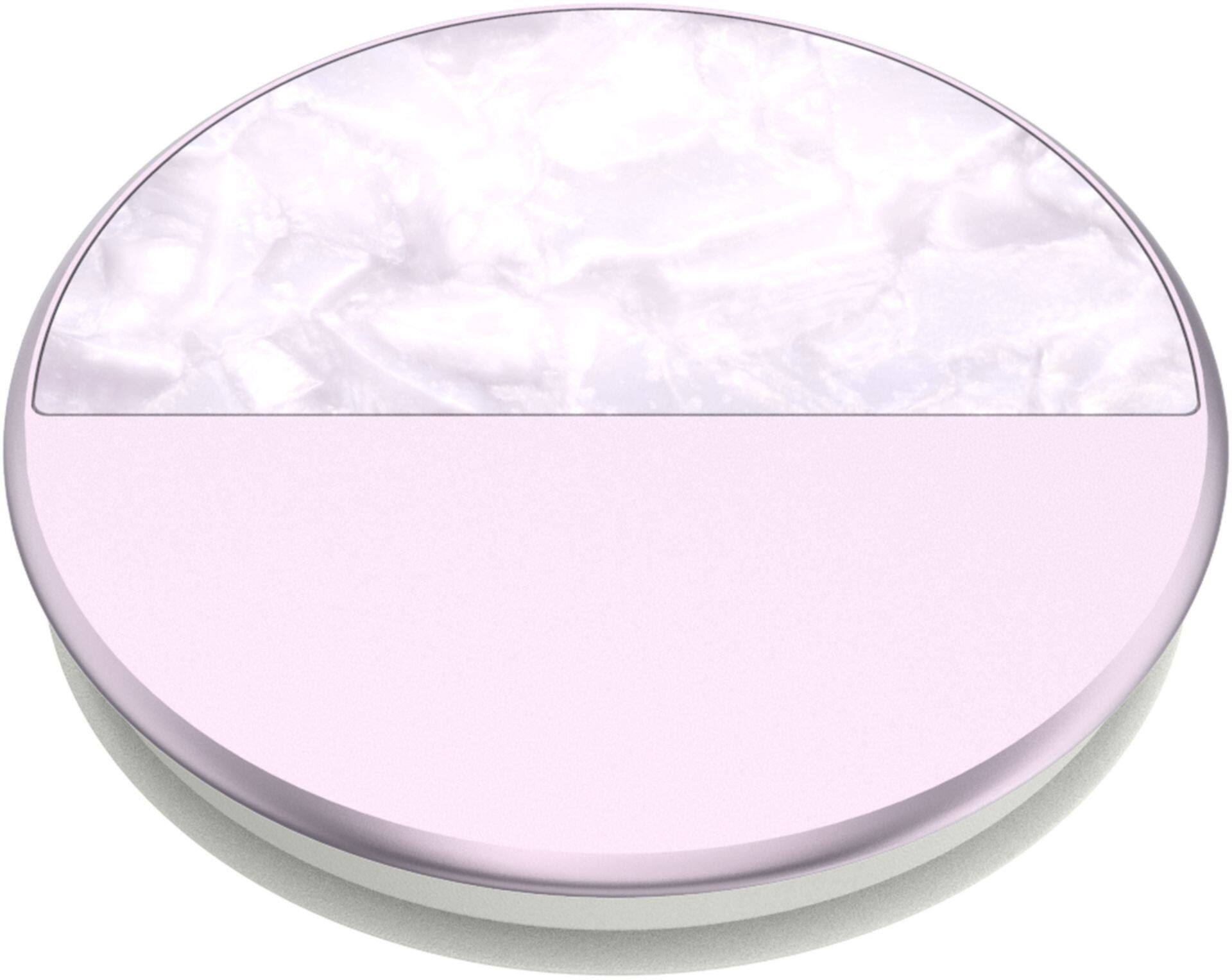 Alt View 12. PopSockets - PopGrip Luxe Cell Phone Grip & Stand - White/Pink.