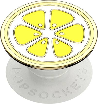 Angle. PopSockets - PopGrip - Yellow/White.