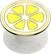 Angle. PopSockets - PopGrip - Yellow/White.