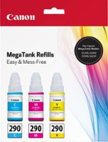 Canon - GI-290 3-Pack Ink Bottles - Cyan/Magenta/Yellow - Front_Zoom
