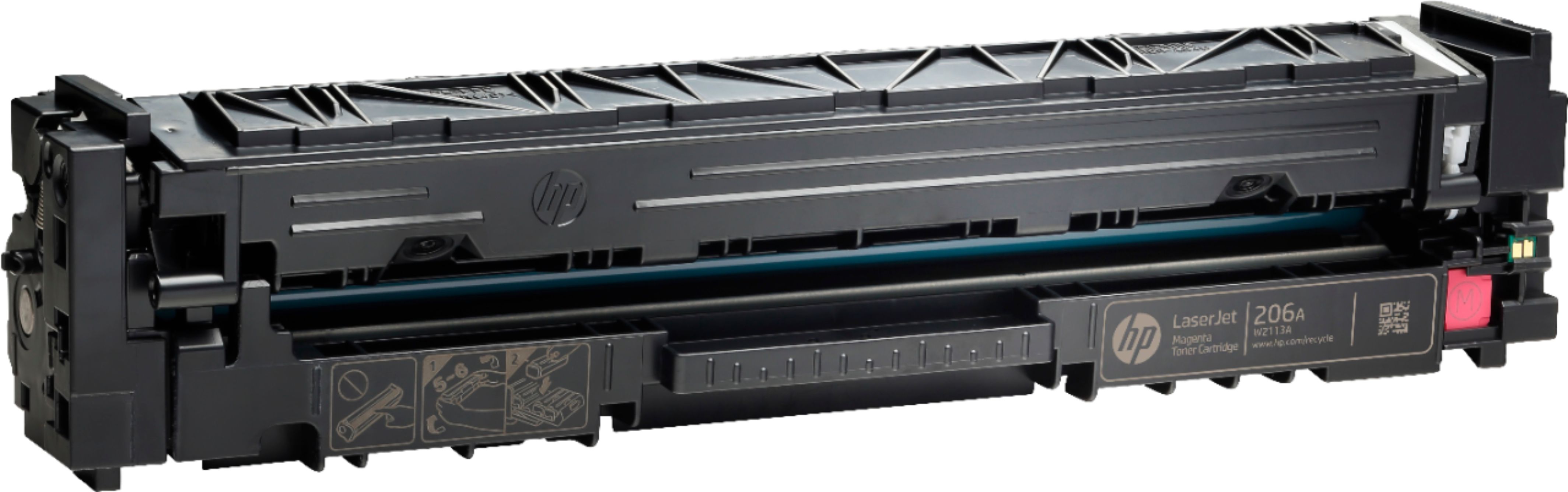 HP 216A Toner Cartridge 1 Set, Black C4910A, Cyan C4911A, Magenta C4912A