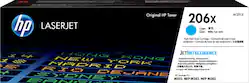 HP - 206X High-Yield Toner Cartridge - Cyan - Front_Zoom