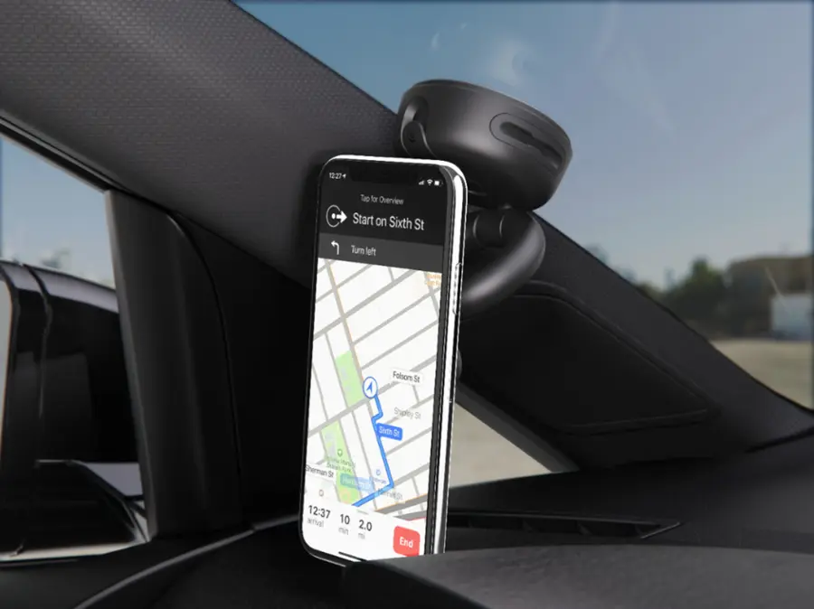 Alt View 17. PopSockets - PopMount 2 Desk Car Dash & Windshield Mount - Black.