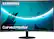 Front. Samsung - T55 Series 27" LED 1000R Curved FHD FreeSync Monitor with Speakers (DisplayPort, HDMI, VGA) - Black.