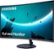 Left Zoom. Samsung - T55 Series 27" LED 1000R Curved FHD FreeSync Monitor with Speakers (DisplayPort, HDMI, VGA) - Black.