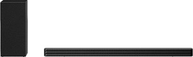 LG - 3.1-Channel 420W Soundbar with Wireless Subwoofer and DTS Virtual:X - Black - Front_Zoom