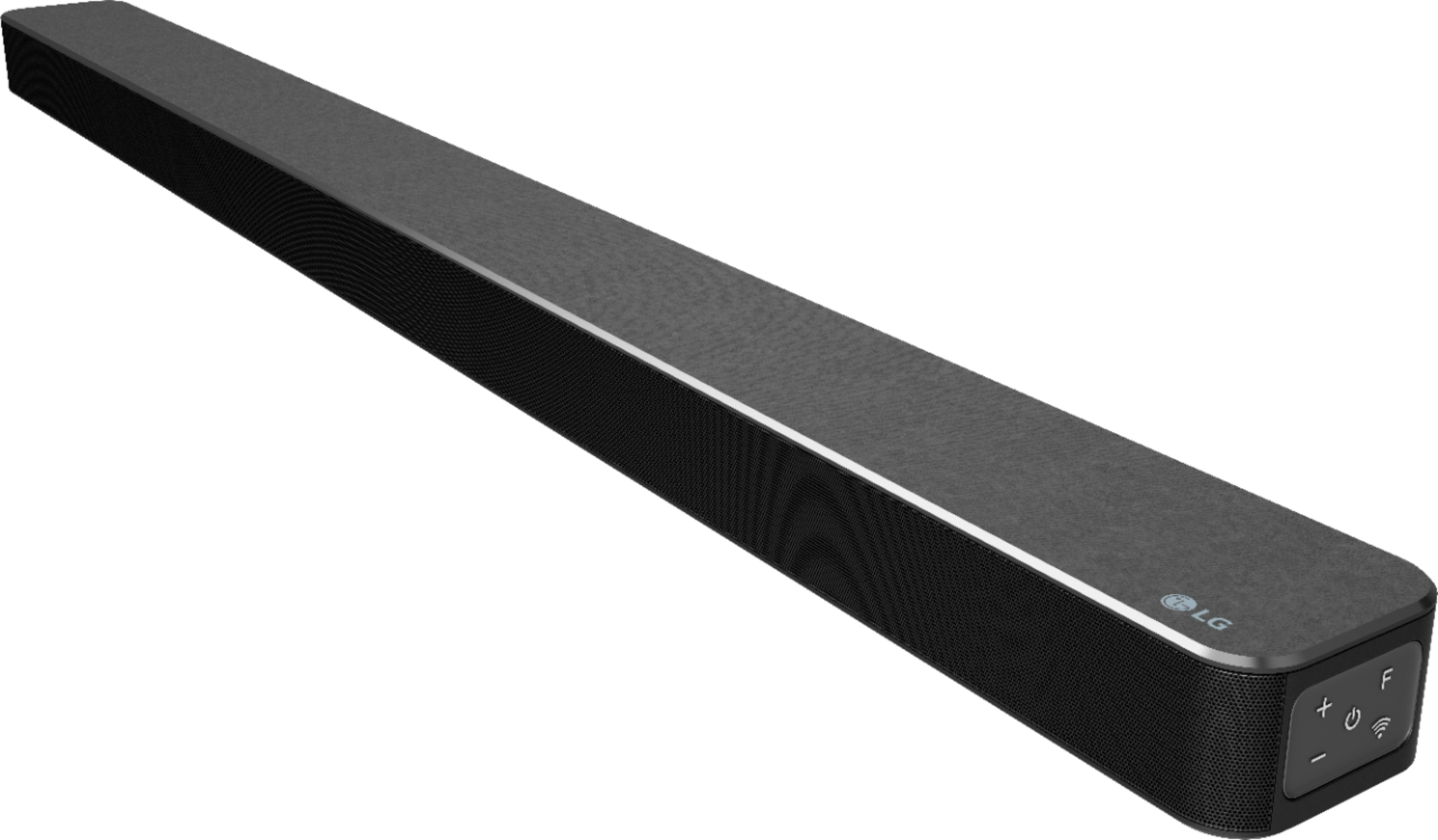 Left View: LG - 3.1-Channel 420W Soundbar with Wireless Subwoofer and DTS Virtual:X - Black