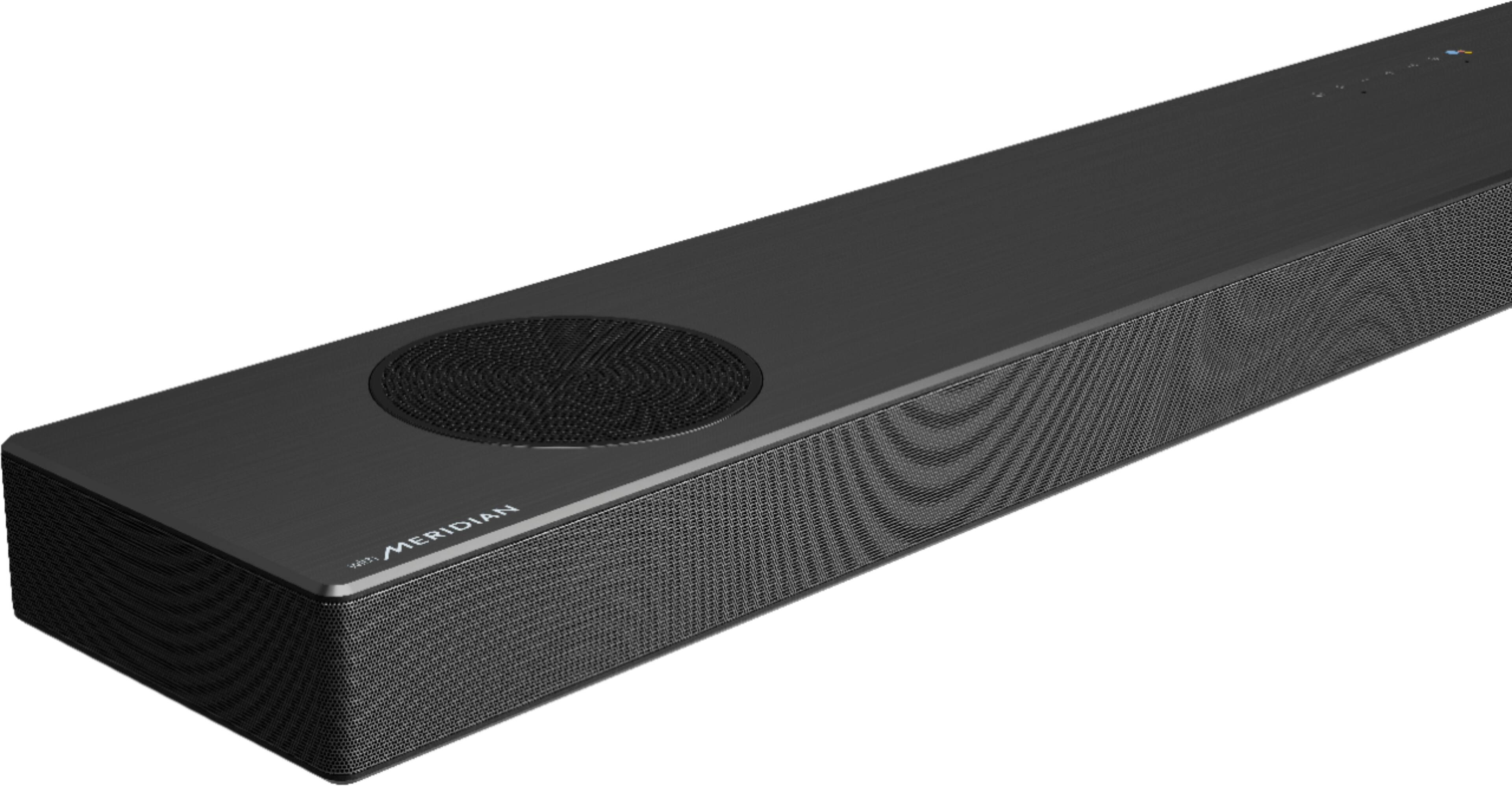 Alt View 17. LG - 5.1.2-Channel 520W Soundbar System with Wireless Subwoofer and 4K & HDR Support and Dolby Atmos with Google Assistant - Black.