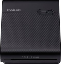 Canon - SELPHY Square QX10 Wireless Photo Printer - Black - Front_Zoom