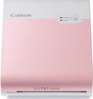 Canon - SELPHY Square QX10 Wireless Photo Printer - Pink - Front_Zoom