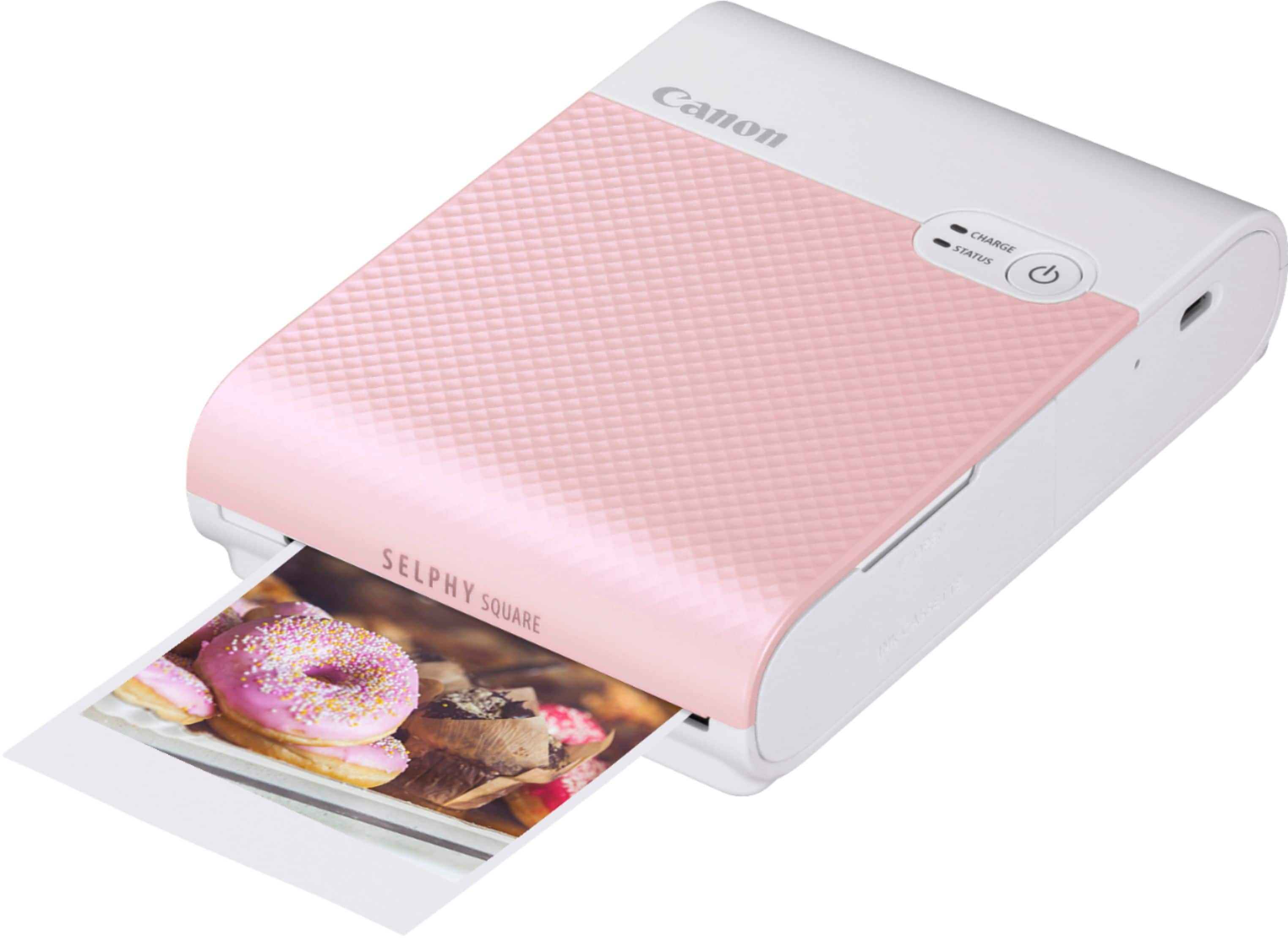 Best Buy: Canon SELPHY Square QX10 Wireless Photo Printer Pink