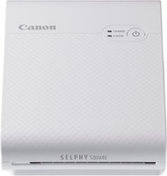Canon - SELPHY Square QX10 Wireless Photo Printer - White - Front_Zoom