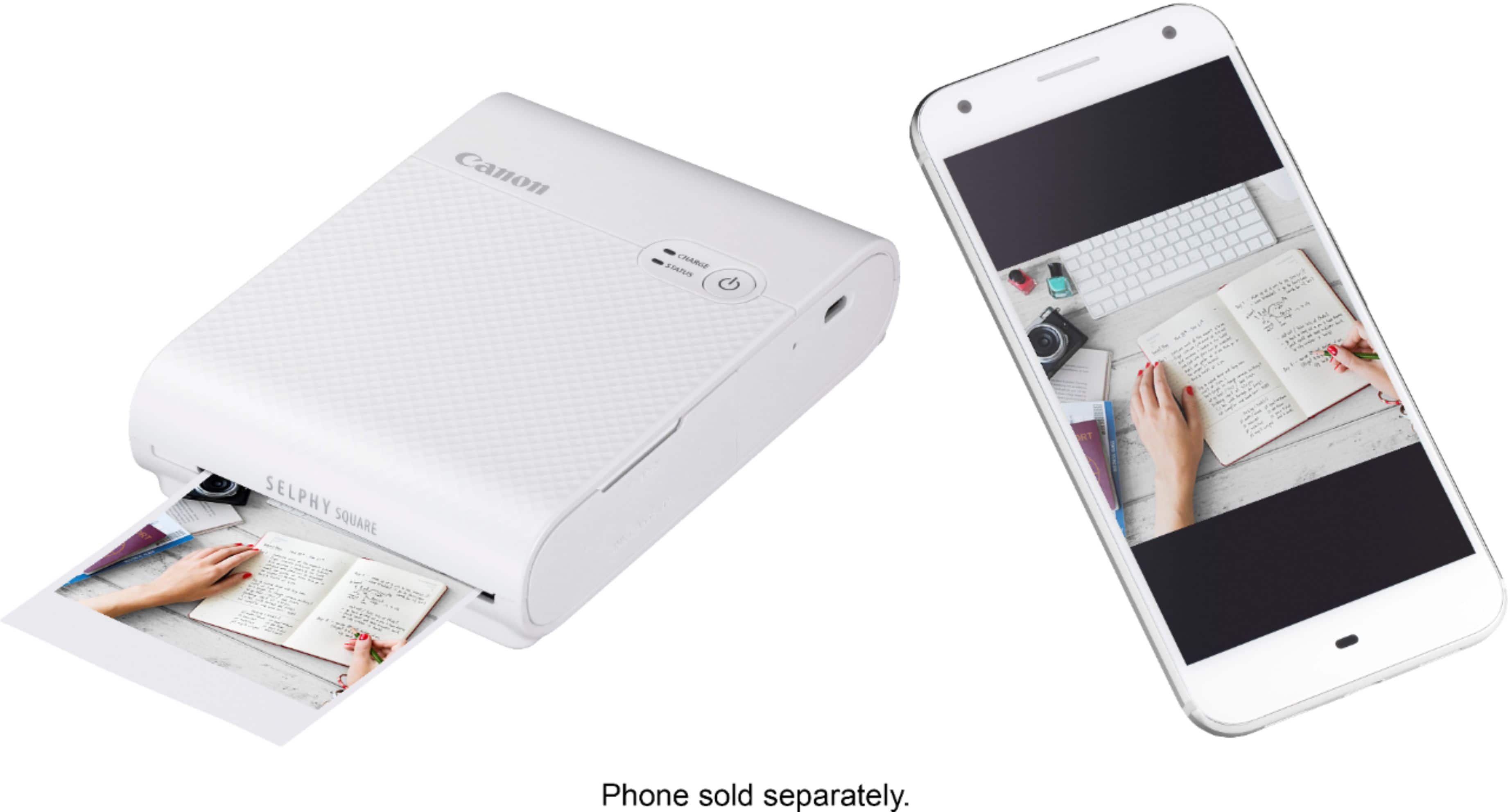 Canon SELPHY Square QX10 Wireless Photo Printer - White