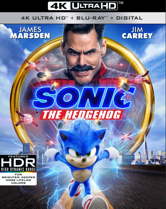  Sonic the Hedgehog [Includes Digital Copy] [4K Ultra HD Blu-ray/Blu-ray] [2020]