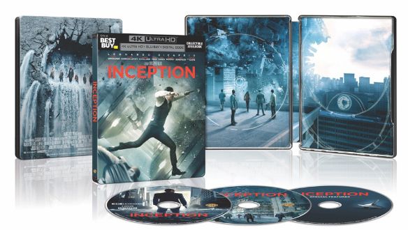 Inception [Steelbook] [Includes Digital Copy] [4K Ultra HD Blu-ray/Blu-ray] [Only @ Best Buy] [2010]