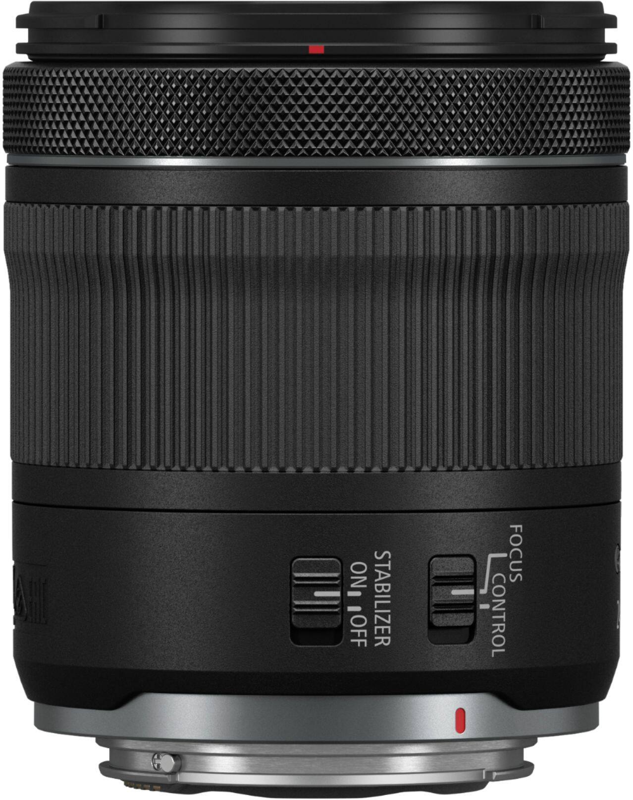 Alt View 12. Canon - RF24-105mm F4-7.1 IS STM Standard Zoom Lens for EOS R-Series Cameras - Black.