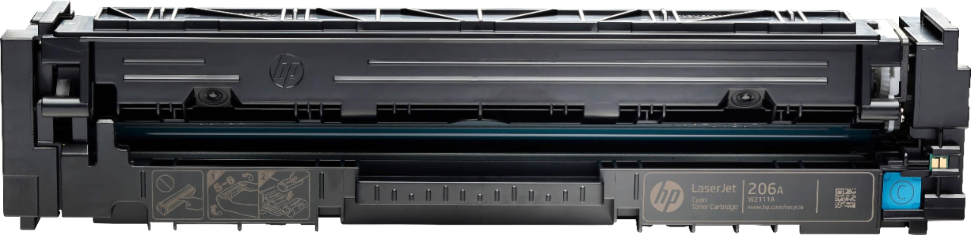 Alt View 11. HP - 206A Standard Capacity Toner Cartridge - Cyan.