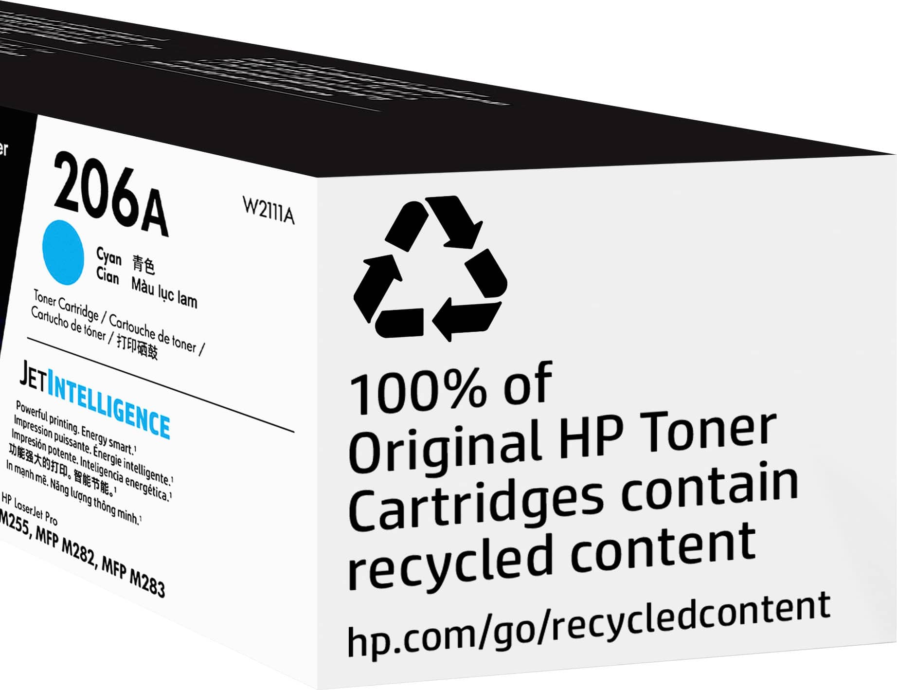 Alt View 13. HP - 206A Standard Capacity Toner Cartridge - Cyan.