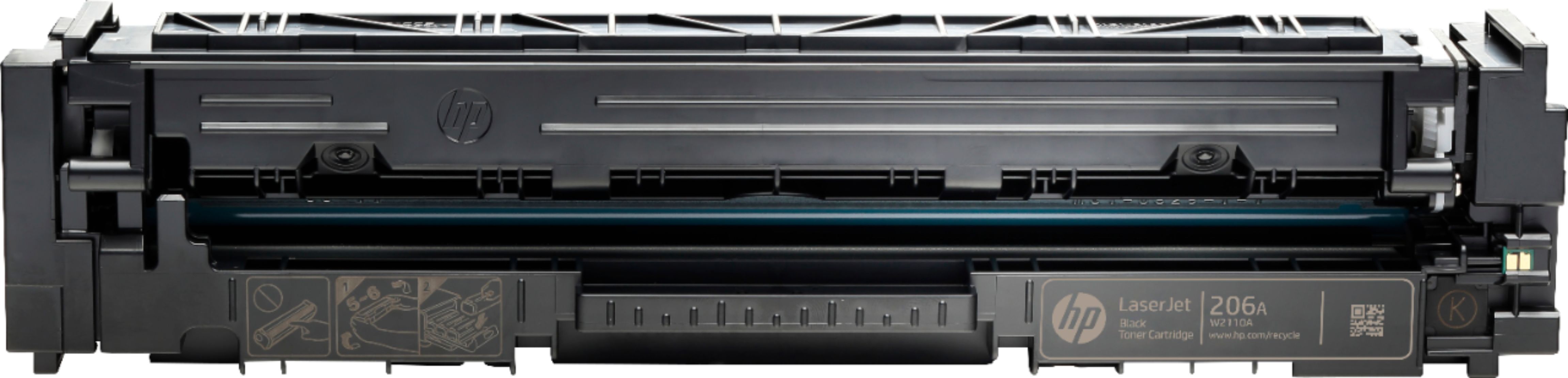 HP - Cartucho de tóner de capacidad estándar 206A - Negro