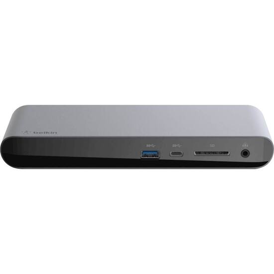 Belkin Thunderbolt 3 Dock Pro w/ Thunderbolt 3 Cable, Dual 4K @60Hz, 85W  Upstream Charging Docking Station Aluminum F4U097TT - Best Buy