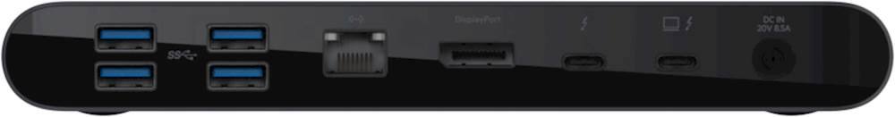Alt View 13. Belkin - Thunderbolt 3 Dock Pro w/ Thunderbolt 3 Cable, Dual 4K @60Hz, 85W Upstream Charging - Docking Station - Aluminum.