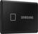Alt View 12. Samsung - Geek Squad Certified Refurbished T7 Touch 500GB External USB 3.2 Gen 2 Portable SSD with Hardware Encryption - Black.