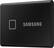 Alt View 13. Samsung - Geek Squad Certified Refurbished T7 Touch 500GB External USB 3.2 Gen 2 Portable SSD with Hardware Encryption - Black.