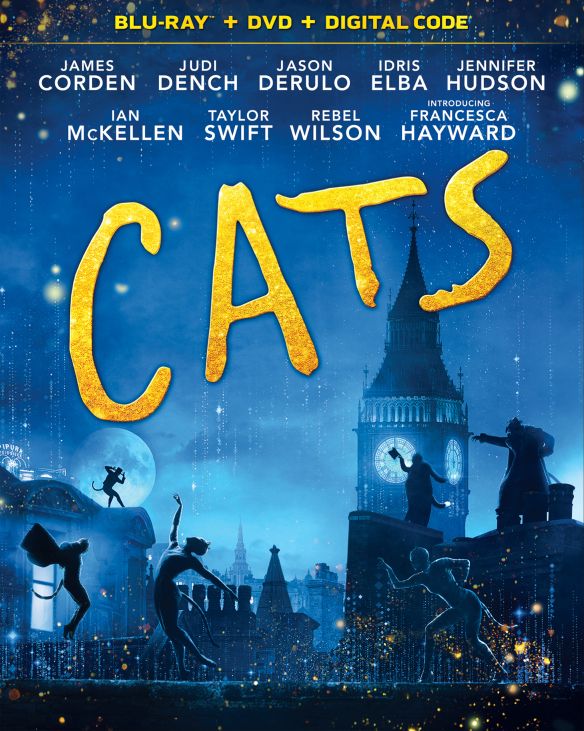 Cats [Includes Digital Copy] [Blu-ray/DVD] [2019] was $24.99 now $14.99 (40.0% off)