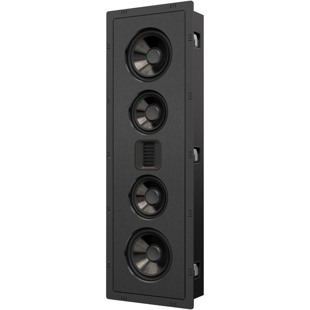 Alt View 11. MartinLogan - Dual 5-1/4" 125-Watt Passive 2-Way In-Wall Speaker (Each) - Black.