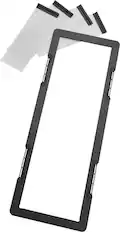 Front. MartinLogan - In-Wall Mount Bracket for MartinLogan Tribute 5XW Speakers - Black.