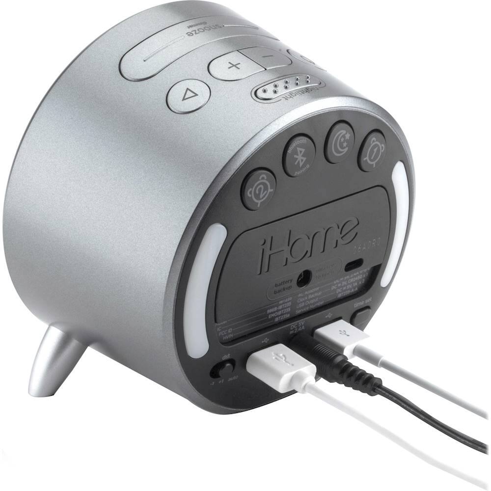 Alt View 13. iHome - PowerClock - Bluetooth Alarm Clock with Dual USB Charging and Ambient Light.