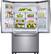 Alt View 1. Samsung - 25.1 Cu. Ft. French Door Refrigerator with Family Hub - Stainless Steel.