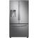 Front. Samsung - 28 cu. ft. French Door Refrigerator with External Water & Ice Dispenser - Stainless Steel.