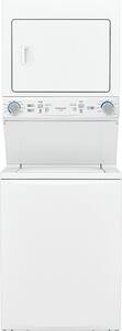 Frigidaire - 3.9 Cu. Ft. 10-Cycle Electric Washer and 5.6 Cu. Ft. 10-Cycle Electric Dryer Laundry Center - White - Front_Standard