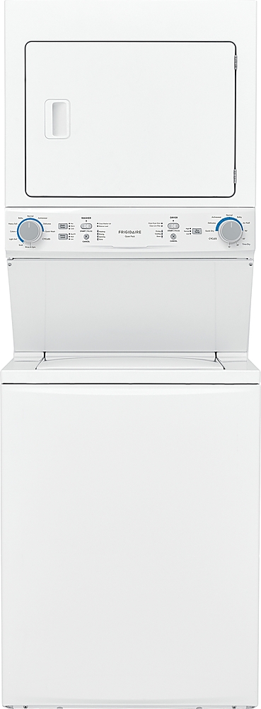 Frigidaire - 3.9 Cu. Ft. High Efficiency Top Load Washer and 5.6 Cu. Ft. Electric Dryer Laundry Center - White