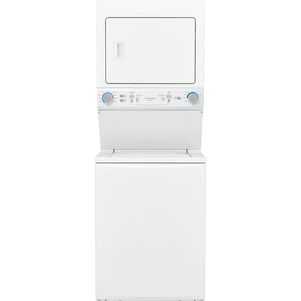Frigidaire - 3.9 Cu. Ft. High Efficiency Top Load Washer and 5.6 Cu. Ft. Gas Dryer Laundry Center - White