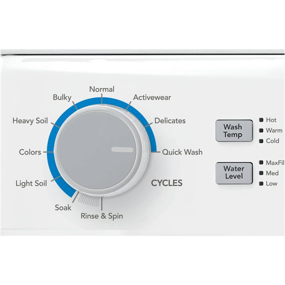 Alt View 16. Frigidaire - 3.9 Cu. Ft. High Efficiency Top Load Washer and 5.6 Cu. Ft. Gas Dryer Laundry Center.