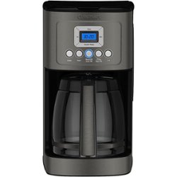Best Buy: Cuisinart 12-Cup Coffee Maker with Hot Water System Black/Stainless  Steel CHW-12P1